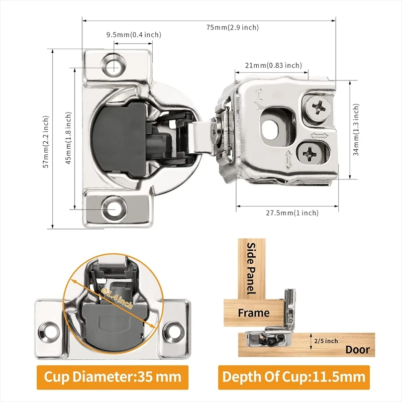 10 шт./упаковка трехмерные петли с мягким замком 1-1/4 дюйма