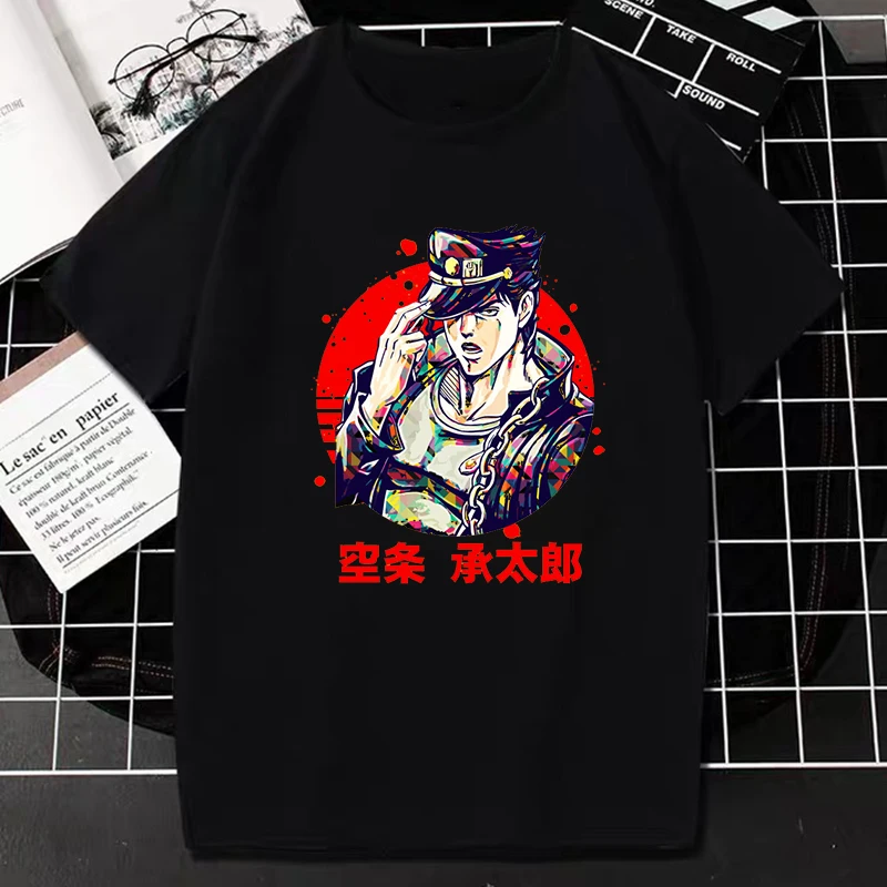 Лидер продаж футболка с принтом дзёржо невероятные приключения манга кавайные
