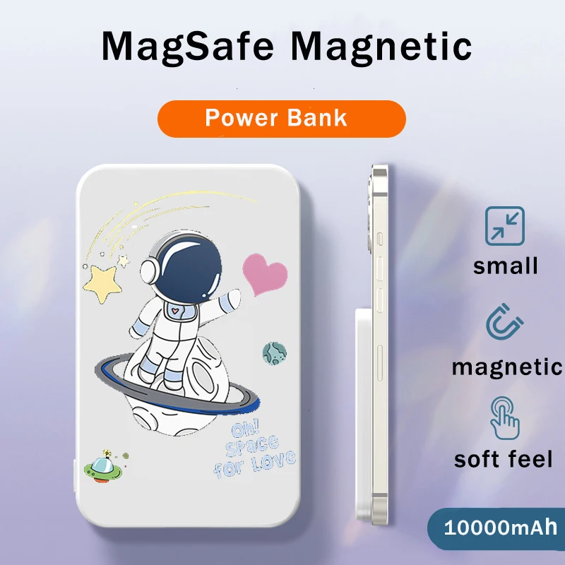 

Магнитный блок питания 10000 мАч 5000 мАч, портативные зарядные устройства, внешний вспомогательный аккумулятор, быстрая Беспроводная парная и...