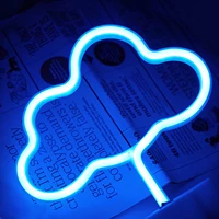 indoor decoration cloud shape neon light batteryusb powered suitable for bedroom bar party led night light