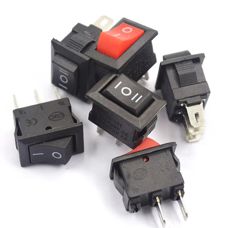 Фото 10 шт./лот 10*15 мм SPST 2PIN ВКЛ/ВЫКЛ G130 кулисный переключатель для лодки KCD11 3A/250 В приборная панель автомобиля грузовик RV ATV дом №3