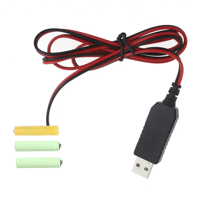 Устранители батарей USB 5V2A до 1 5 В AAA заменить 3x LR03 Прямая поставка
