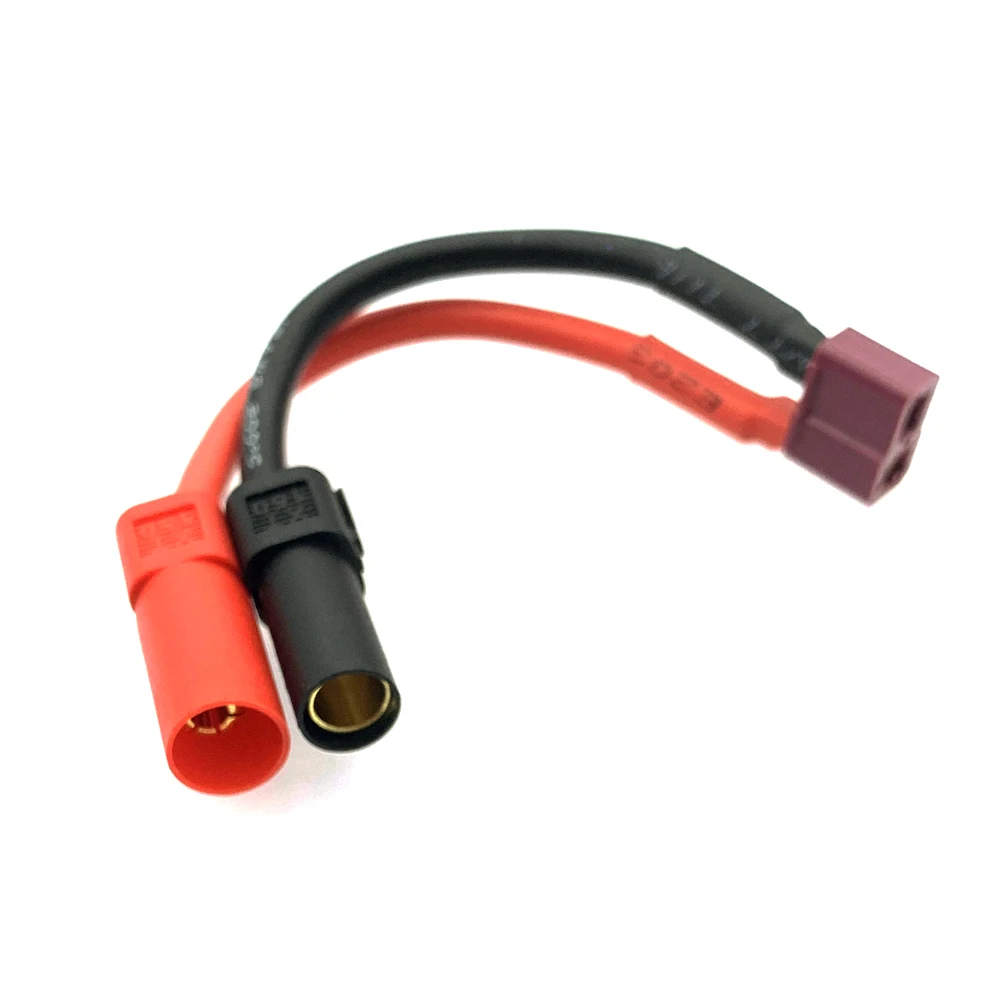 1 шт. разъем AS150 XT150 к штекеру XT/гнезду, проводной кабель, адаптер тока Iarge, подходит для радиоуправляемых Lipo аккумуляторов, запчасти для зарядного устройства