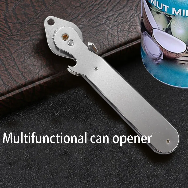 

Manual Can Opener Stainless Steel Tin Opener Kitchen Can Piercer For Restaurant Home Camping Can Opener Bottle Opener