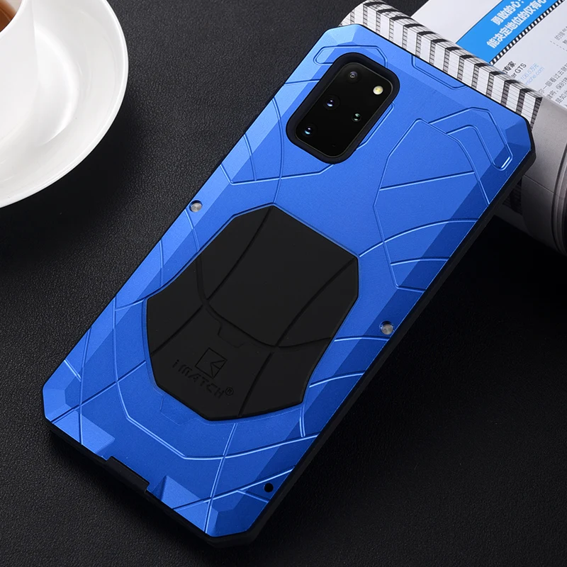 Imatch Роскошный чехол для Samsung Galaxy S20 S21 Fe жесткий алюминиевый металлический