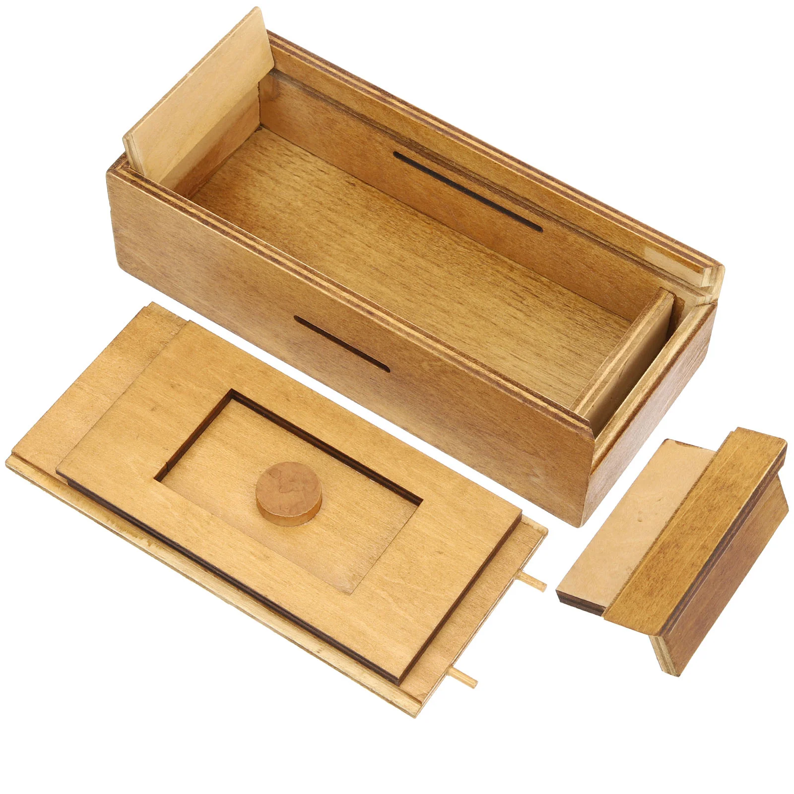 

Gift Card Puzzle Box For Adults Wooden Box Toy Children Cognitive Toy Kids Box Plaything with Concealed Compartment