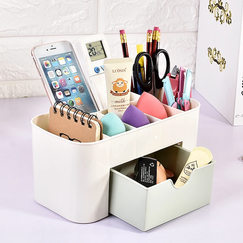 

Drawer Desktop Storage Cabinet Pen Holder Drawer Cabinet Group Locker Remote Control Storage Box Cosmetic Storage Box Organizer