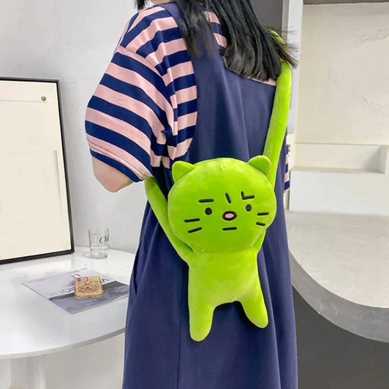 

Cute Bed Sleeping Pillow Cartoon Plush Shoulder Bag Crossbody Bags Satchel Purse