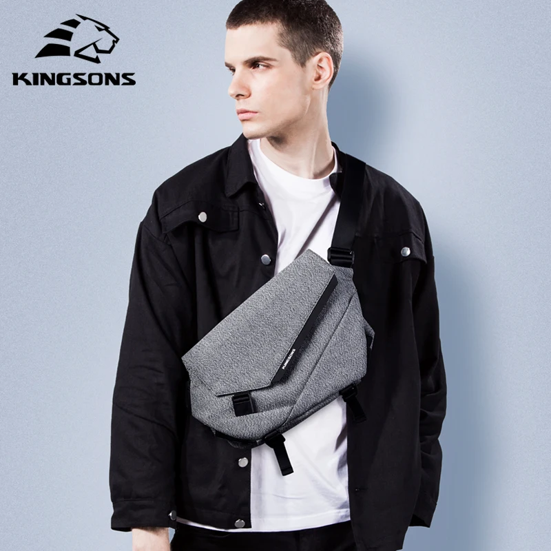 Kingsons Brand Crossbody Bag Tide Chest Pack Office Worker M
