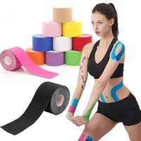 kinesiology tape muscle bandage sports bandage cotton elastic adhesive strain injury tape knee muscle pain relief stickers