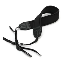 black skidproof elastic neoprene neck strap for nikon canon pentax sony olympus camera dslr