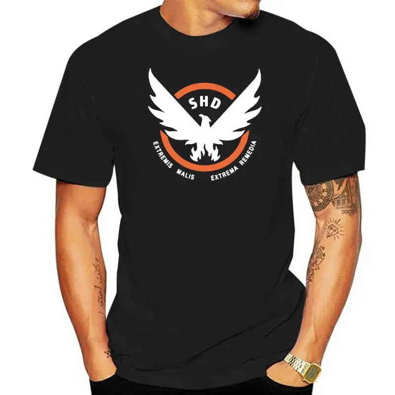 

Mens Casual 2023 Tom Clancy's SHD The Strategic Homeland Logo Cotton O-Neck Short Sleeve T-shirts