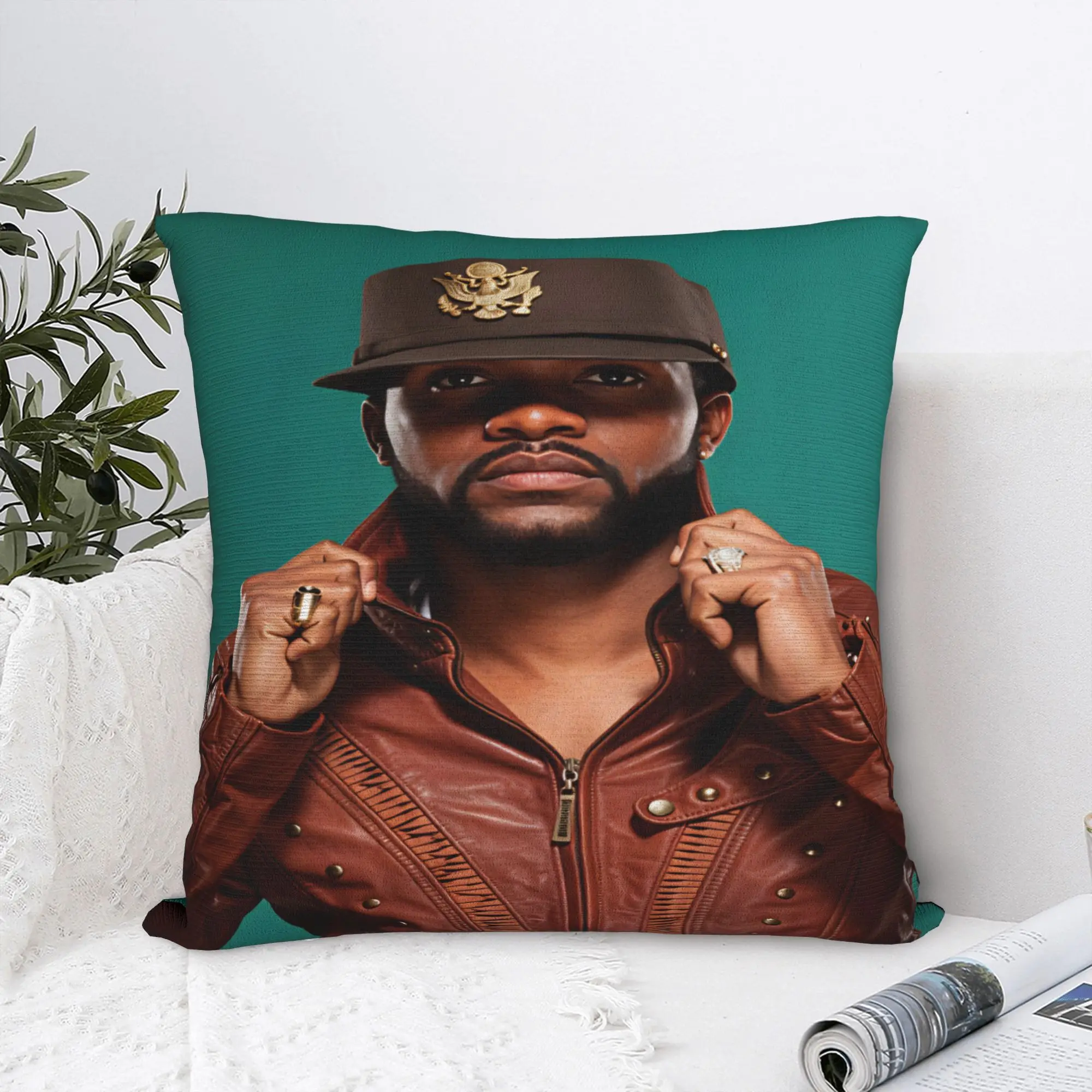Фото Наволочка Fally ipupa, современный чехол для подушки, удобные наволочки для дивана, кровати, гостиной №1