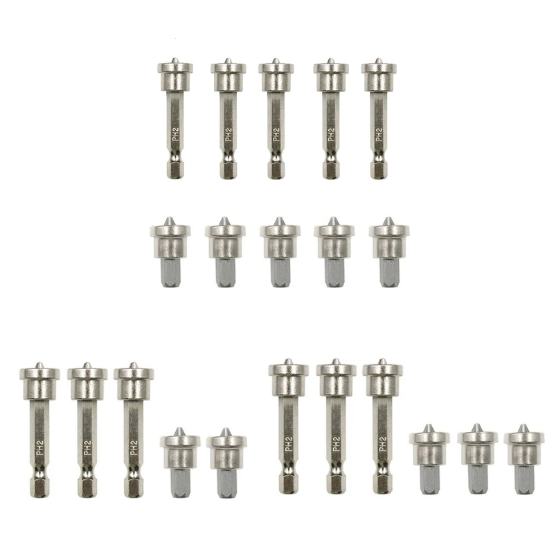 

F1CD Magnetic Positioning Screwdriver Bits Anti-slip Drill Bits Set Woodworking Bits