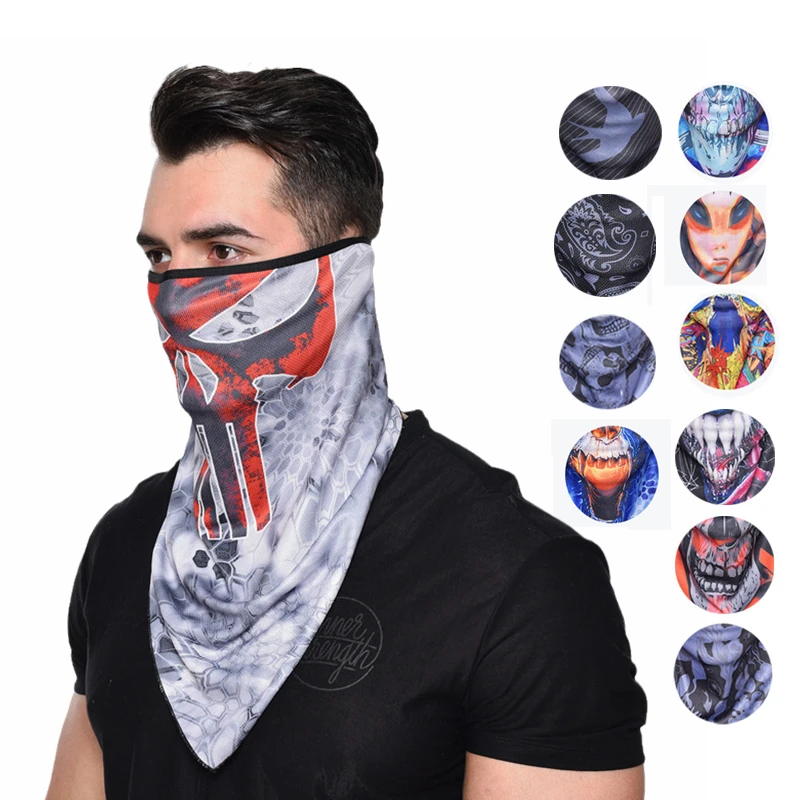 

Hiking Face Scarf Men Scarves Mask Hunting Cycling Bandana Women Ice Silk Fashion Camping Headband Bike Snood Sports Balaclava