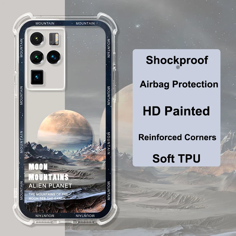 Прозрачный силиконовый мягкий защитный чехол из ТПУ для ZTE Axon 30Ultra телефона Nubia