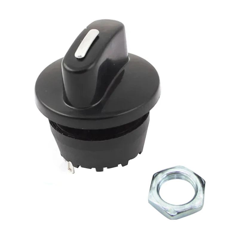 

4 Pole 3 Way Switch Air Purifier Juicer Control Knobs Heavy Duty Cooktops Control Knob Burner Control Dial Knob Adaptors