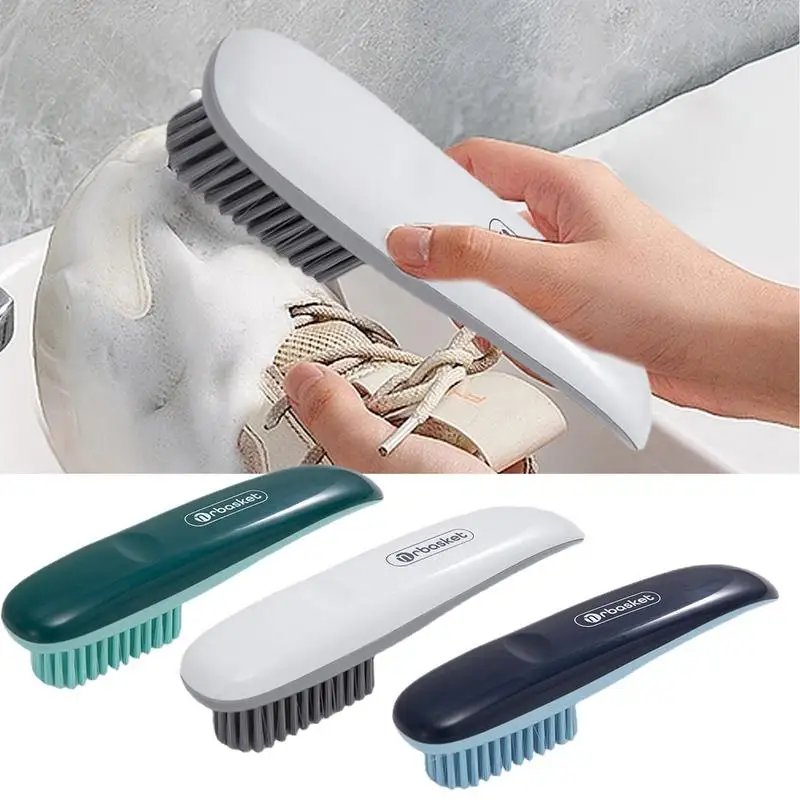 

Soft-bristled Multifunctional Shoe Brush Long Handle Brush Clothes Brush Shoe Clothing Board Brushes Cleaning Tool