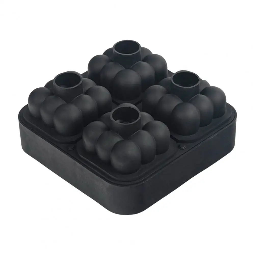 

Durable Ice Making Mold Reusable Anti-deform 4 Grids Silicone Ice Ball Mold Tool Buckle Design Ice Cube Tray Kitchen Supply