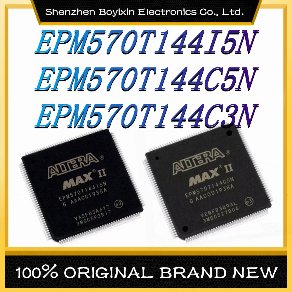 EPM570T144I5N EPM570T144C5N EPM570T144C3N посылка: TQFP-144 Фирменная новая Оригинальная Подлинная программируемая логическая схема (CPLD/FPGA) IC
