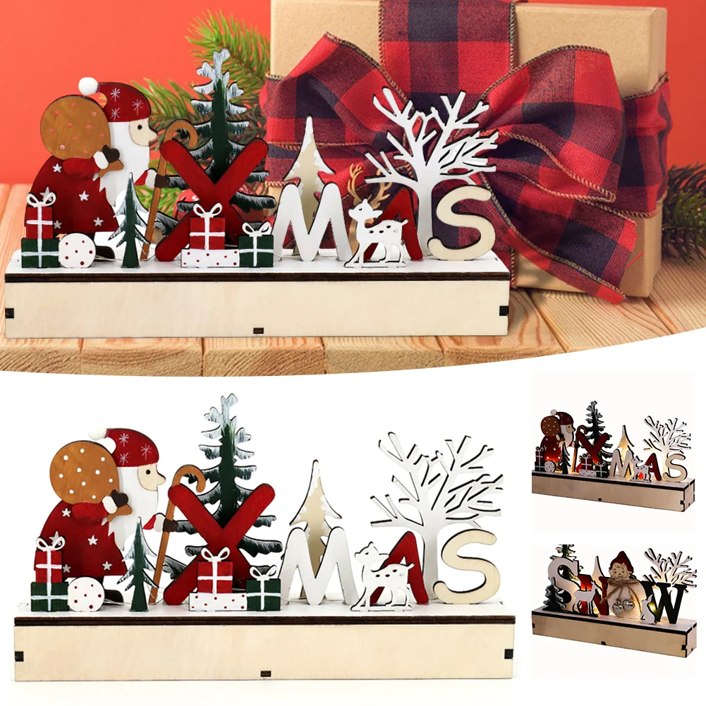 

Small Christmas Elks Letter Artwares Stylish Delicate Indoors Artware For Living Room
