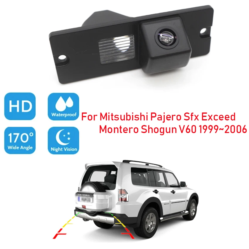 

Car Rear View Reverse Backup Camera For Mitsubishi Pajero Sfx Exceed Montero Shogun V60 1999~2006 For Parking HD Night Vision