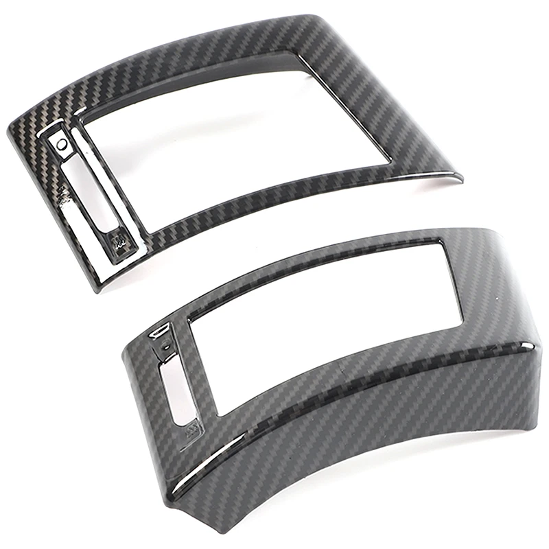 

Для Jaguar F-TYPE 2013-2024 ABS матовая черная Автомобильная центральная консоль боковая рамка для выхода воздуха декоративная наклейка для крышки автомобильные аксессуары