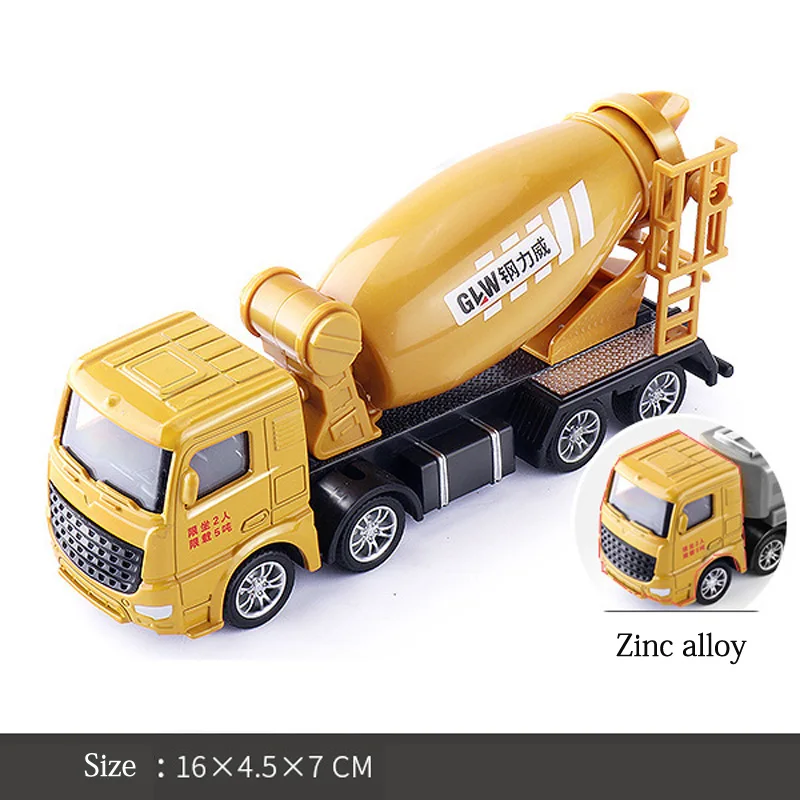 Truck Tractor Toys for Boys Engineering Car Forklift Excavator Xmas Gifts Bulldozer Vehicles Kids Education Alloy Metal+Plastic | Игрушки и