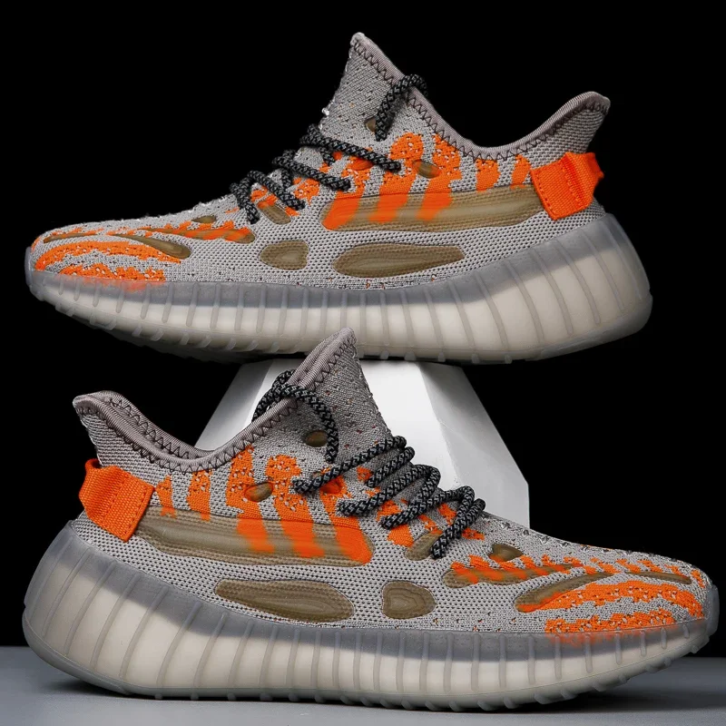 Новые кроссовки мужская обувь дышащие мужские с сеткой уличные трендовые