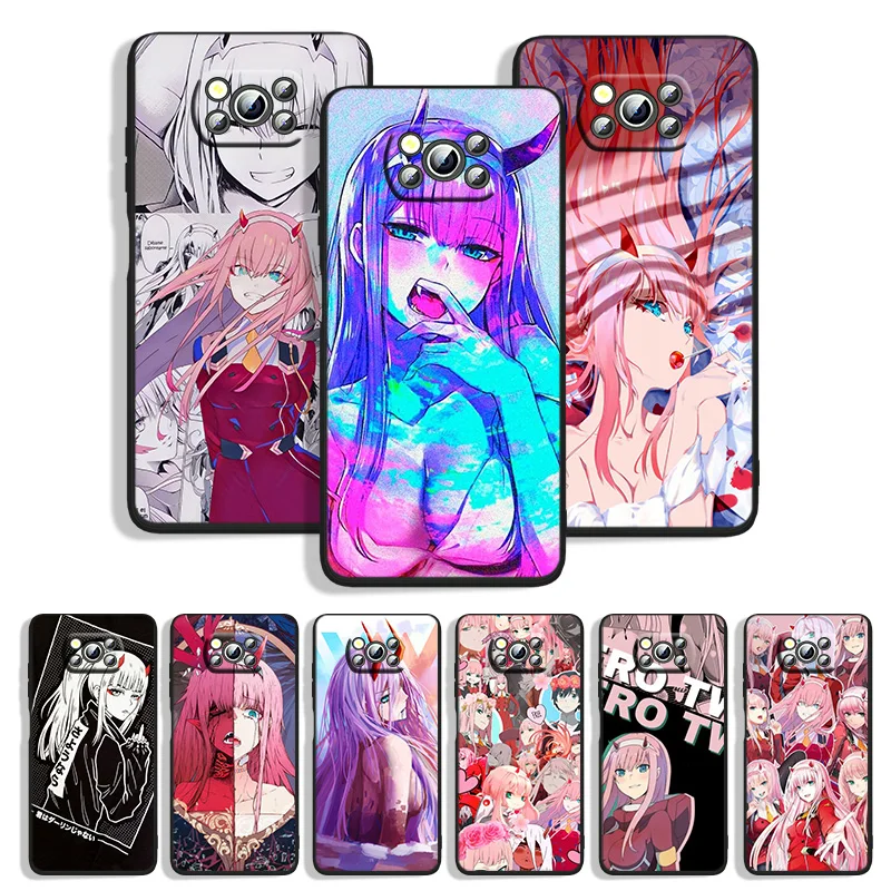 

Darling In The FranXX Anime For Xiaomi POCO M4 M3 C3 X4 X3 X2 F3 X2 F1 Pro NFC GT Mi Play Mix 3 A2 lite Black Soft Phone Case