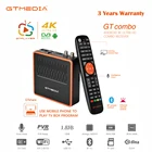 ТВ-приставка GTmedia, спутниковый ресивер GT Combo Iptv Box Android 9,0, Смарт ТВ-приставка с поддержкой DVB S2X DVB T2, кабель ISDBT Ccam, Испания