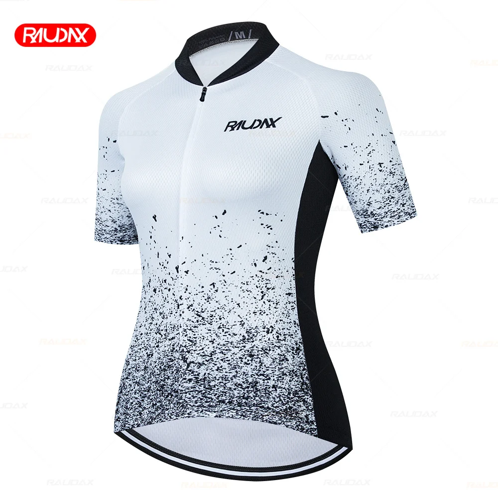 

RAUDAX Women Cycling Clothing Set Fashion Girl Cycling Jersey Short Sleeve Summer Breathable Bike Outfit Maillot Ropa Ciclismo