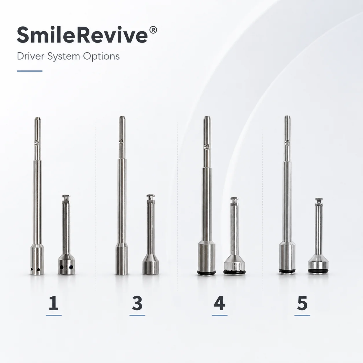 Набор инструментов SmileRevive: держатель для имплантационных винтов, шестигранный ключ, насадка-чук, контра-угловая насадка, лабораторный инструмент из нержавеющей стали (art.: 3920dbd96acea) - 3920dbd96acea