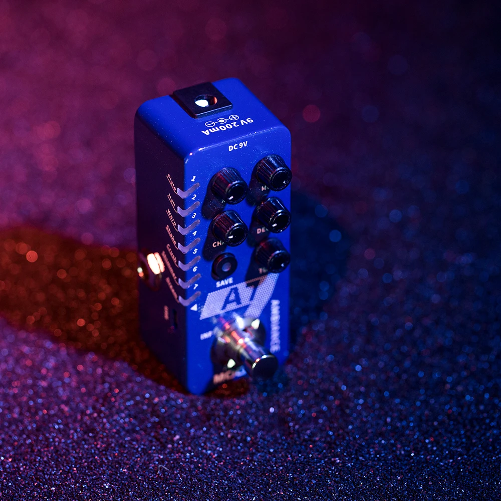 MOOER A7 атмосфера ревербератор гитарная педаль для создания эффектов 7