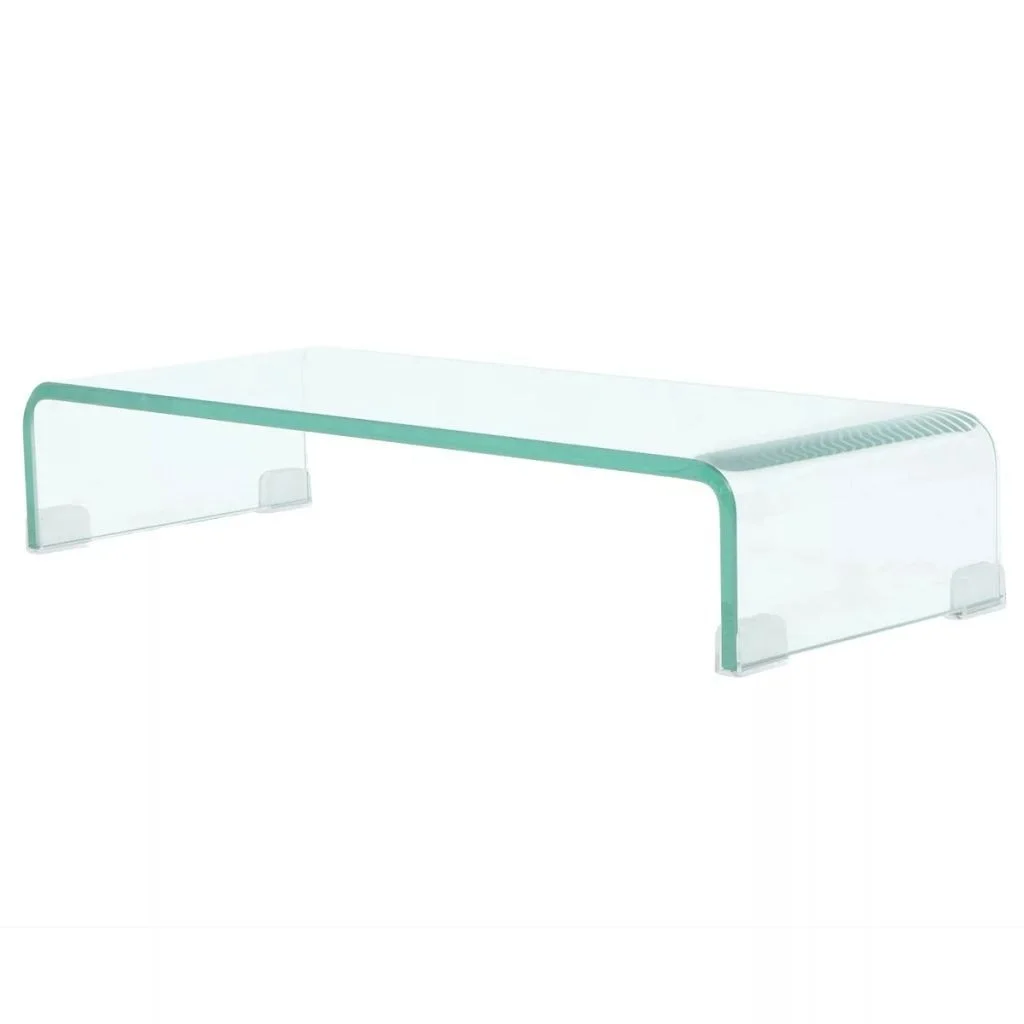 

TV Stand / Monitor Riser Glass Clear 23.6"x9.8"x4.3"