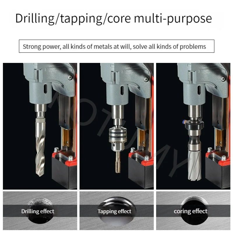 AX13/AX13RE Маленькая электрическая магнитная дрель для пола 220 В Мощная Портативный