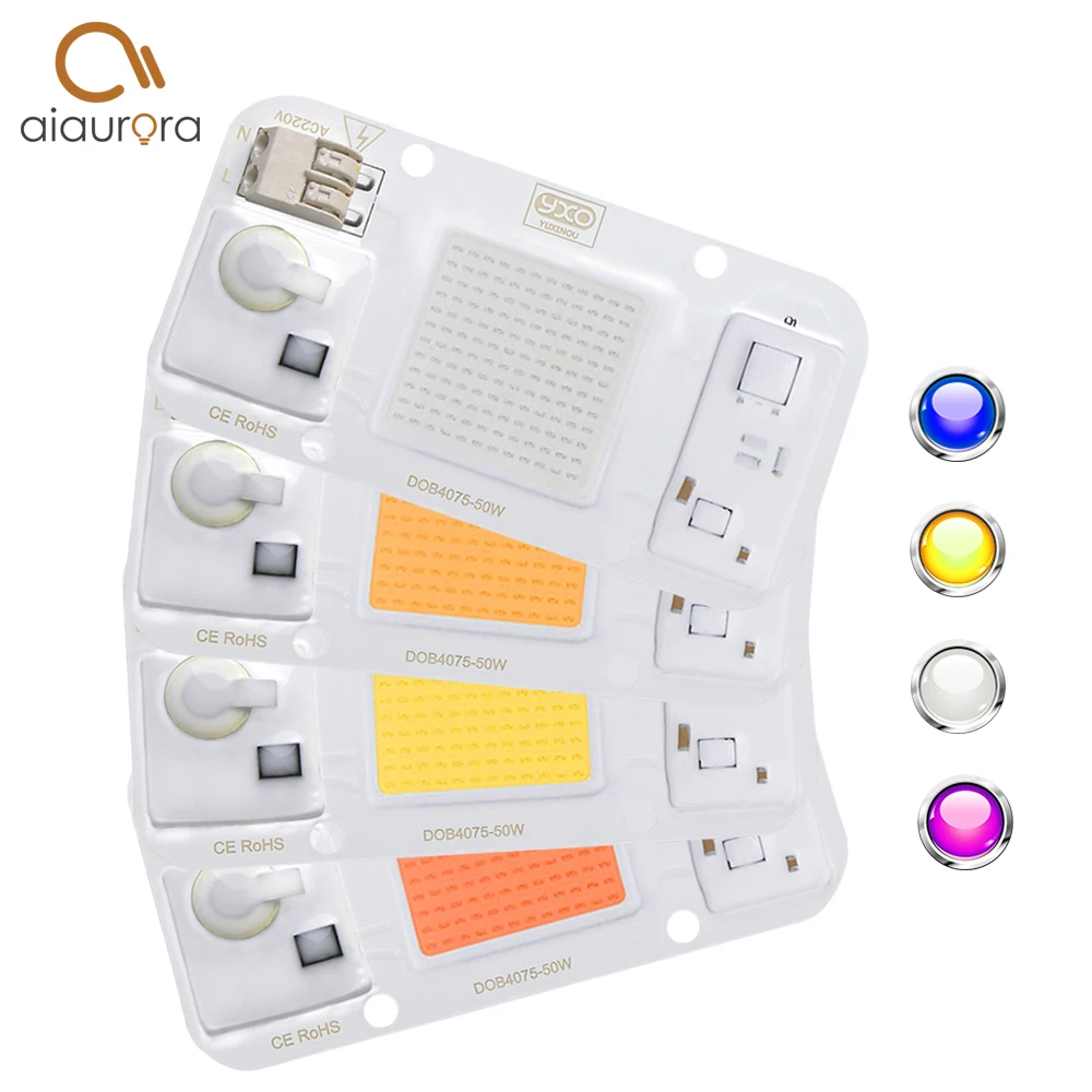 Светодиодная лампа для растений полного спектра 220 В 20/30/50 Вт |