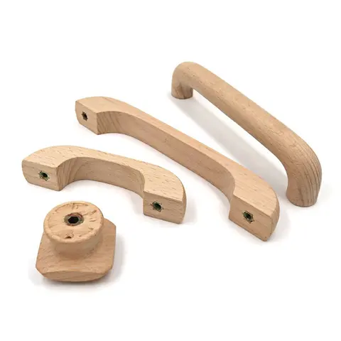 Какие материалы и отделка используются для создания деревянных ручек?