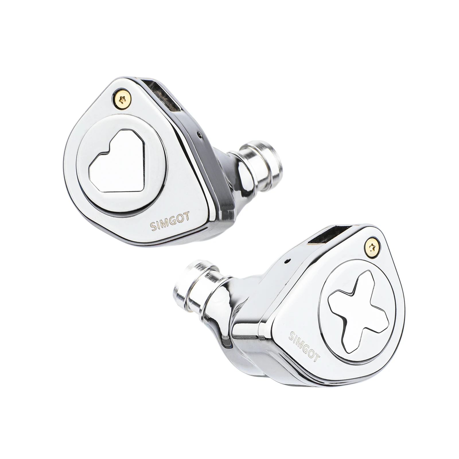 Фото SIMGOT EW300 1DD + 1planar + 1PZT Гибридный Драйвер IEM HIFI наушники со съемными насадками посеребренный кабель OFC IEM для музыкантов №1