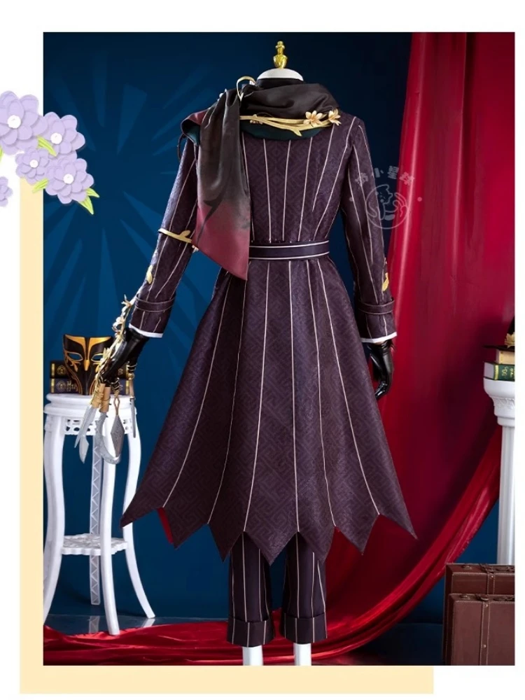 Джек Косплей Игра Identity V the Ripper Cos Аниме Женская Мужская Модная Униформа Одежда Для