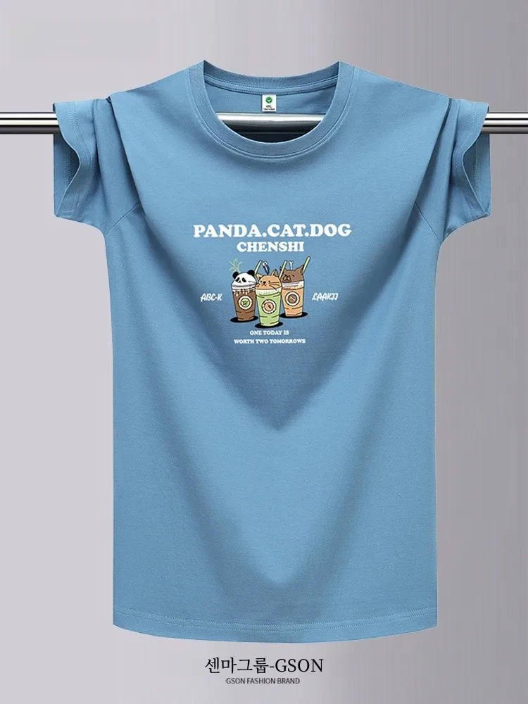 Новая летняя футболка Senma up Gson с короткими рукавами мужская молодежная свободная