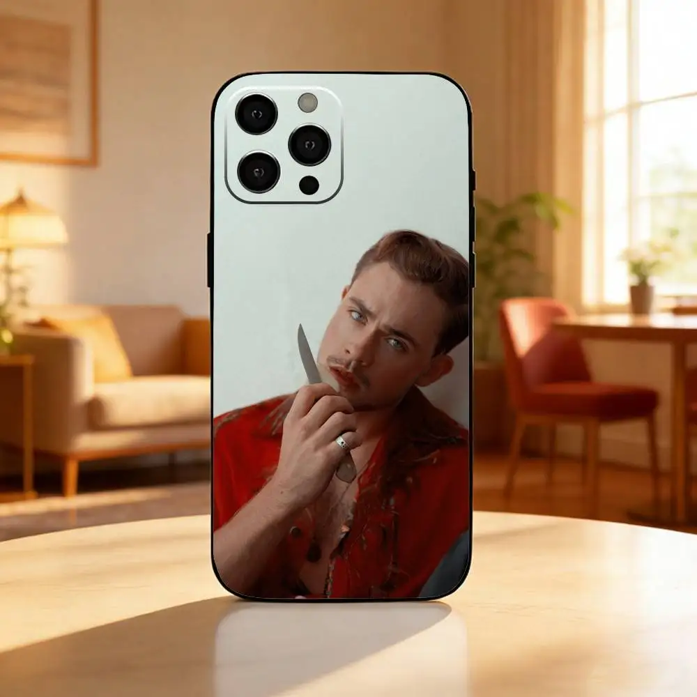 Фото Чехол для телефона D-Dacre M-Montgomery Actor для iPhone 17, 16, 15, 14, 13, 12 Plus, Max, мягкий силиконовый, черный №4