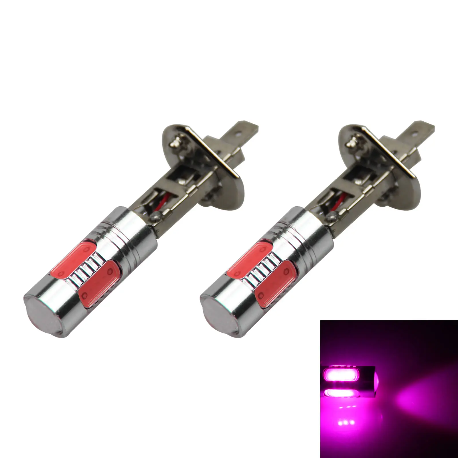 2 шт. Автомобильные светодиодные лампы H1