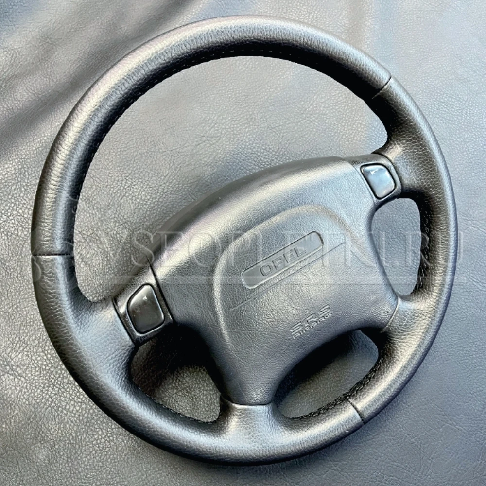 Оплетка на руль &quotOpel Monterey" (Опель Монтерей) для кожаного руля - черная