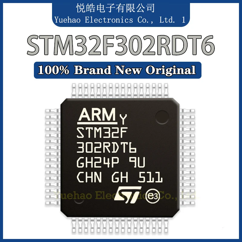 

STM32F302RDT6 STM32F302RD STM STM32 TM32F IC MCU 32BIT 384KB FLASH LQFP-64 Chipset