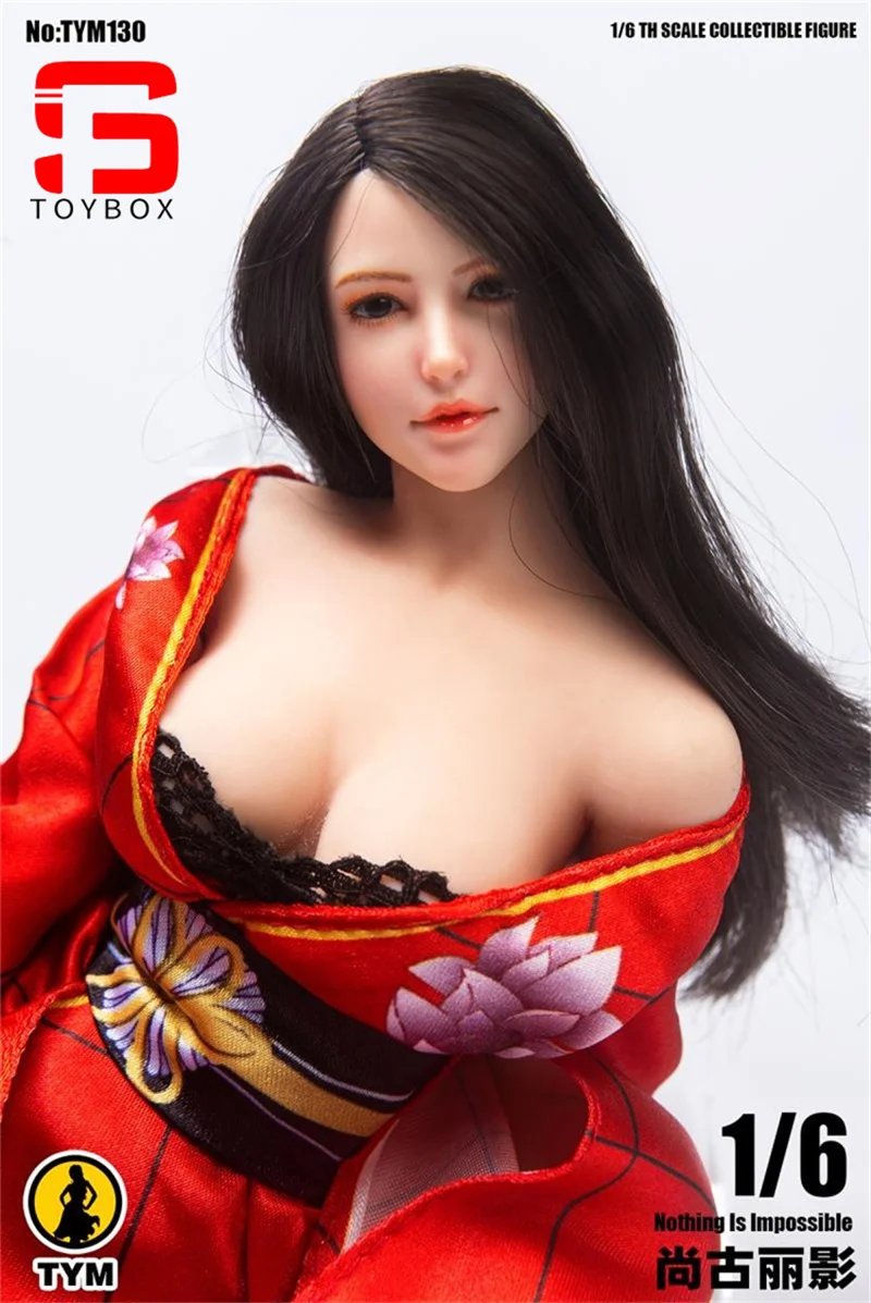 Женское кимоно с принтом в масштабе 1/6 модель контрастных цветов подходит для 12