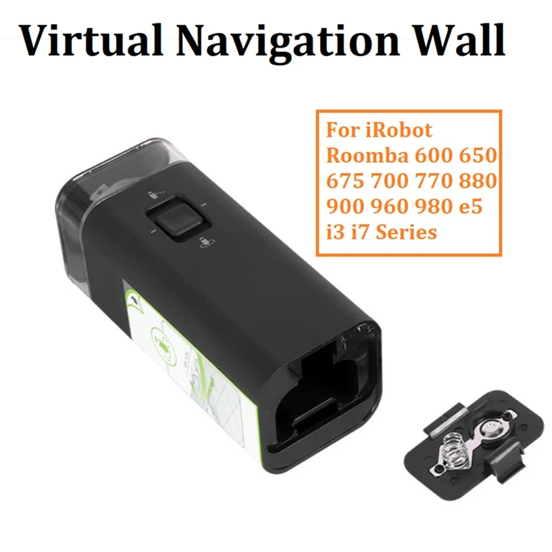 

Двойной режим виртуальный барьер Виртуальная навигационная стена для Irobot Roomba 500 600 650 675 700 770 880 900 E5 I3 I7 серии