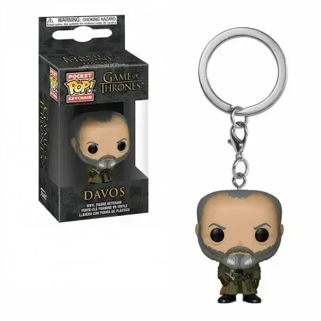 Фото FUNKO pop Movie TV Game of Jon Snow Daenerys Davos Ghost Night King Thrones Tylion Drogon KeyChain Фигурка Модель Коллекционные игрушки №3