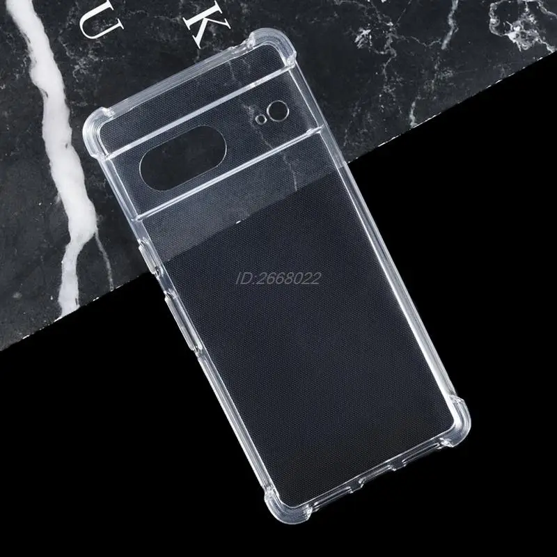 

Dirt-resistant Plain Transparent Phone Case For Google Pixel 7 5G Silicon Caso Cover For Capa Google Pixel7 5G чехол Coque Funda