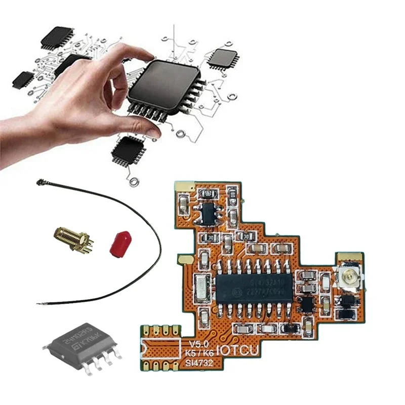 

SI4732 V5.0 FPC модуль + чип 2 м для Quansheng UV K5 K6 HF коротковолновый полнодиапазонный прием/однополосный прием